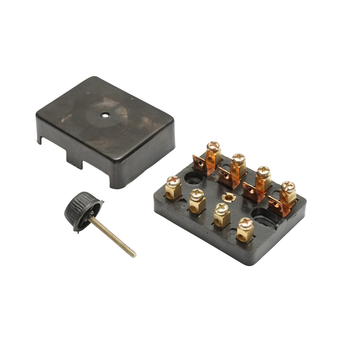Tablou de sigurante universal pentru sigurante auto 4 cai capac negru Breckner Germany - imagine 2