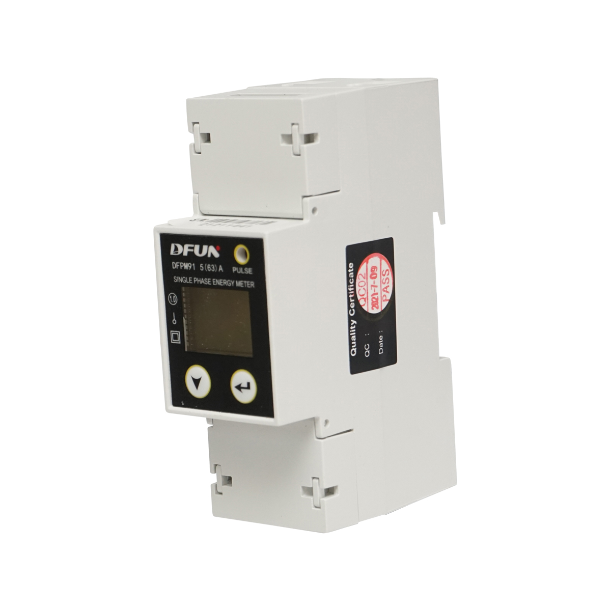 Kit releu putere DFUN DFPM91 smart meter, monofazic 220V, 63A cu siguranta digitala, transformator Split Core 600V, 50-60Hz - imagine 3