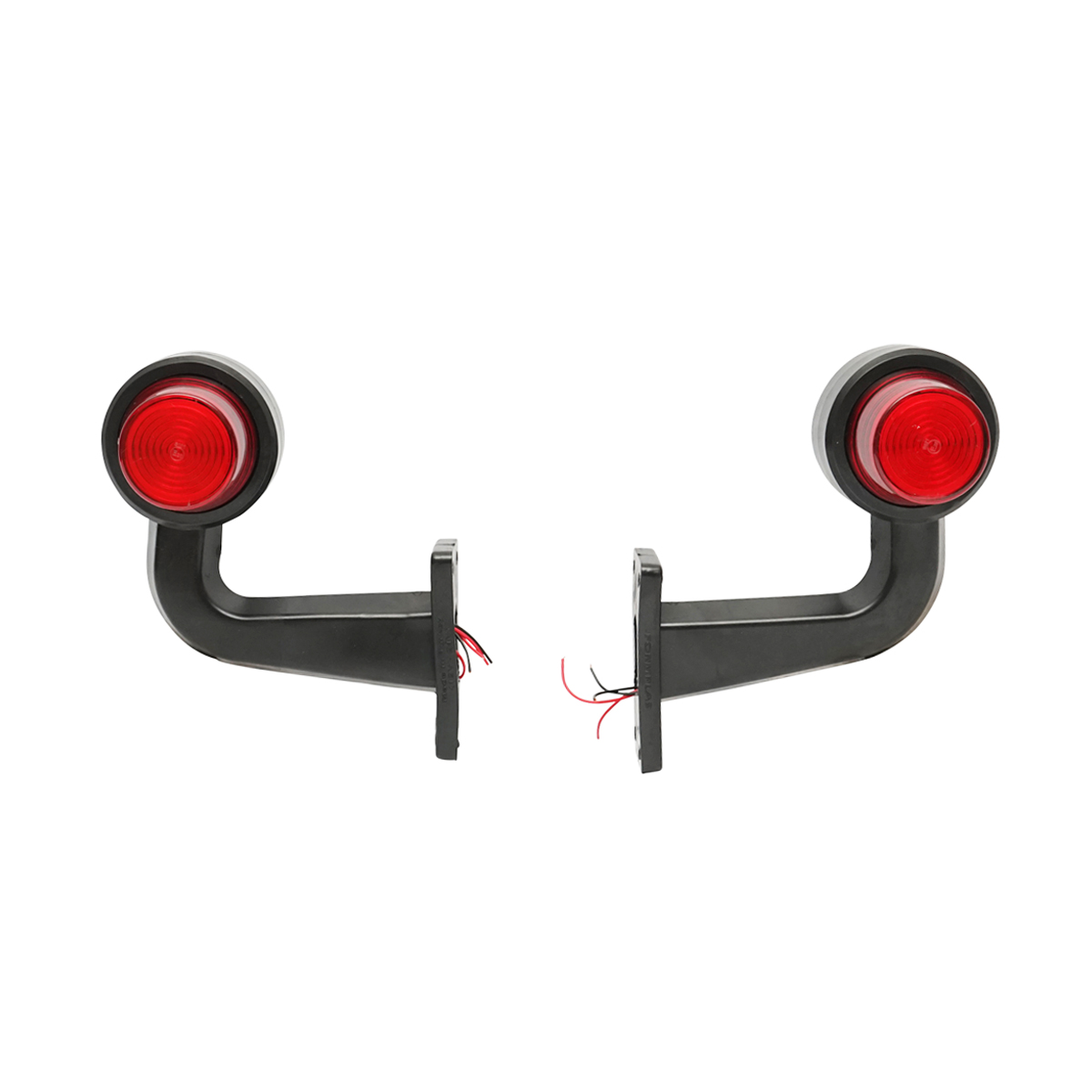 Set lampi laterale gabarit led-neon cu brat 12-24V rosu/alb FR0148R/W Breckner Germany