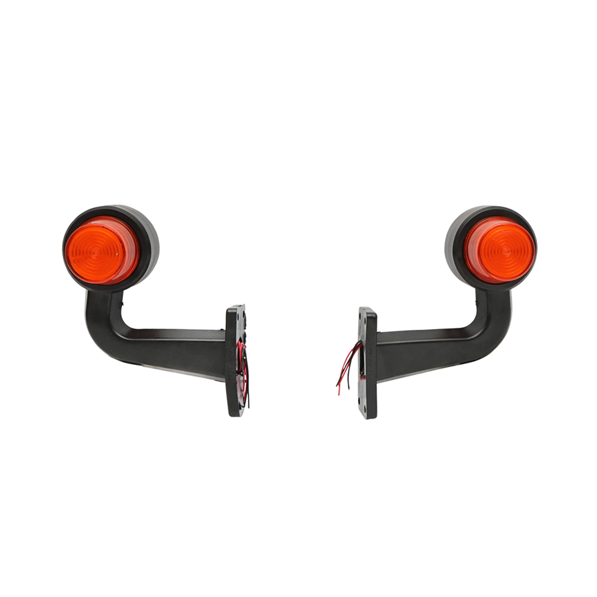 Set lampi laterale gabarit led-neon cu brat 12-24V rosu/galben FR0148R/Y Breckner Germany - imagine 2