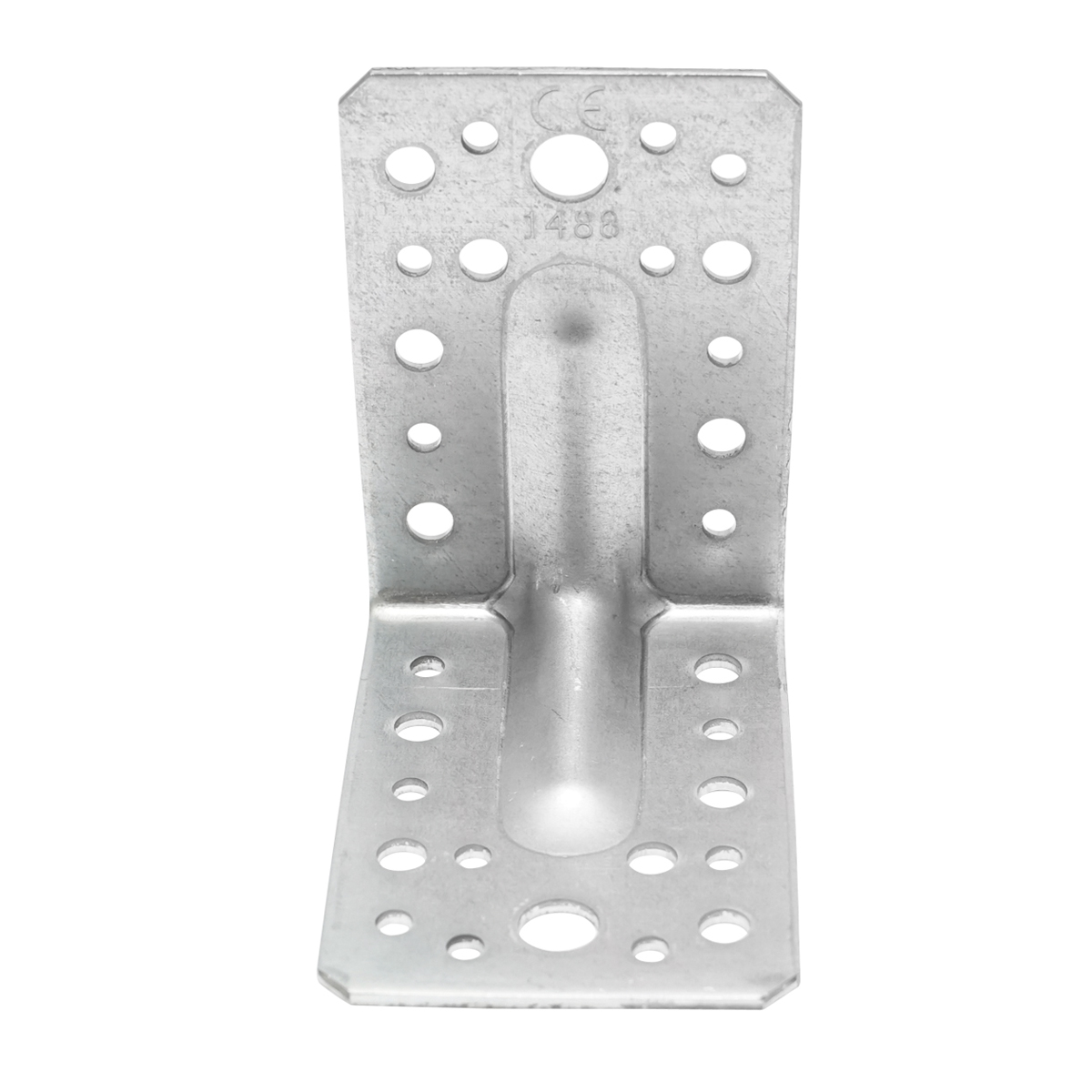 Vinclu cu intaritura 90x90x65x2.5mm pentru prinderi panouri solare acoperis din tabla - imagine 4