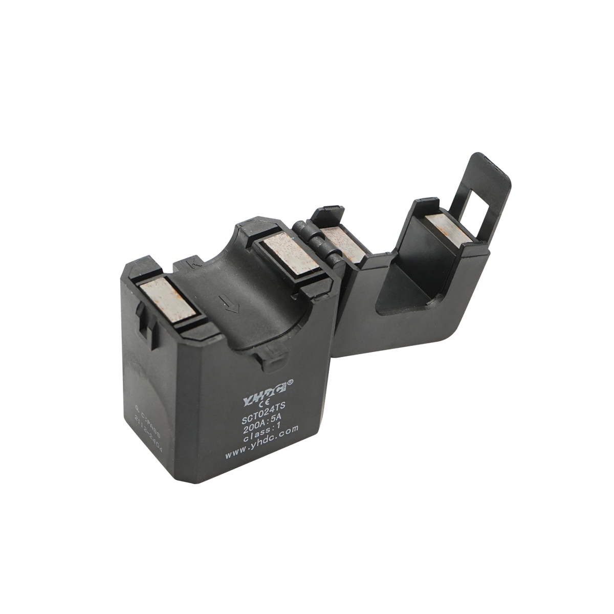 Kit releu smart meter trifazic 3x400-690V/50Hz, 6400imp/Kwh cu siguranta digitala 200A/5A 35 mm - imagine 8