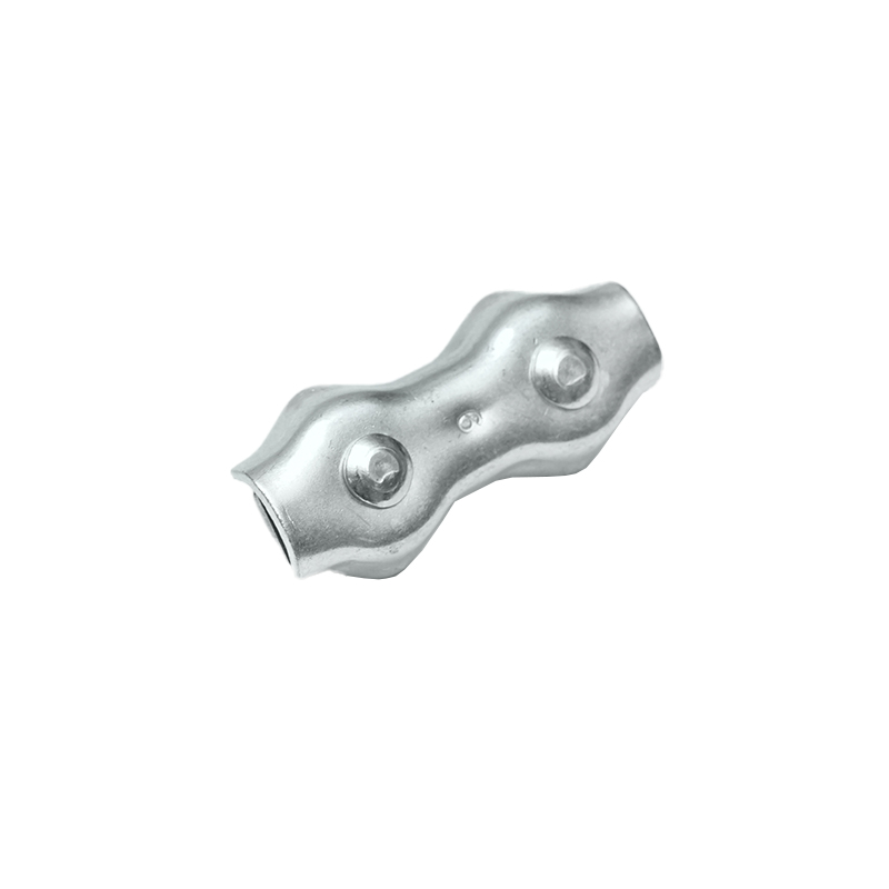 Conector fir electric galvanizat cu suruburi pentru gard electric - imagine 3