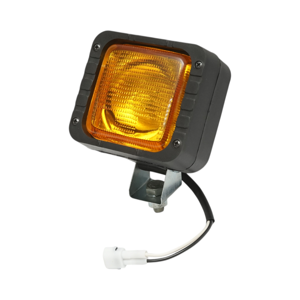Lampa galbena, proiector de lucru universal John Deere, JCB 12V, 55W, H3 cod OPM O010219Y - imagine 5