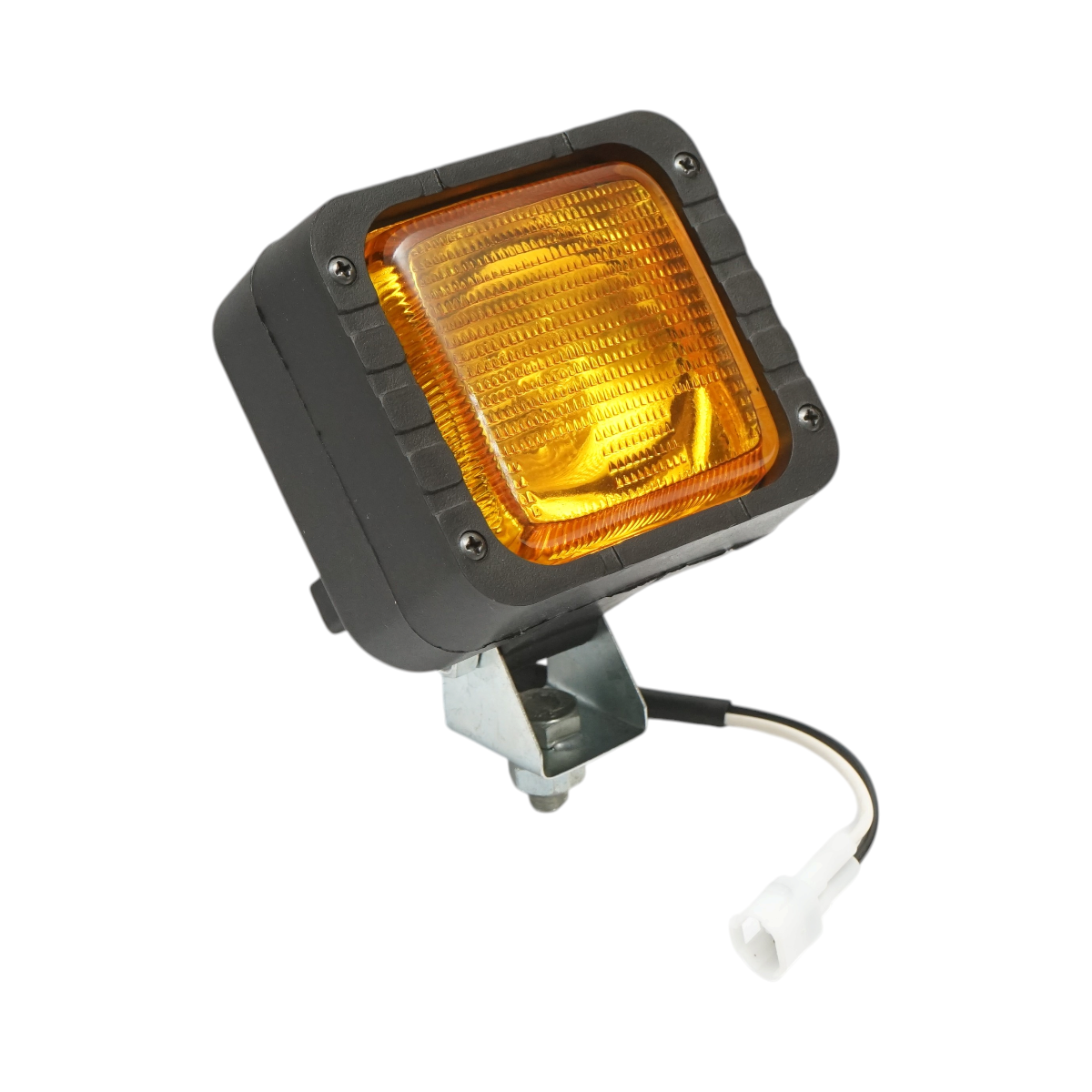 Lampa galbena, proiector de lucru universal John Deere, JCB 12V, 55W, H3 cod OPM O010219Y - imagine 3