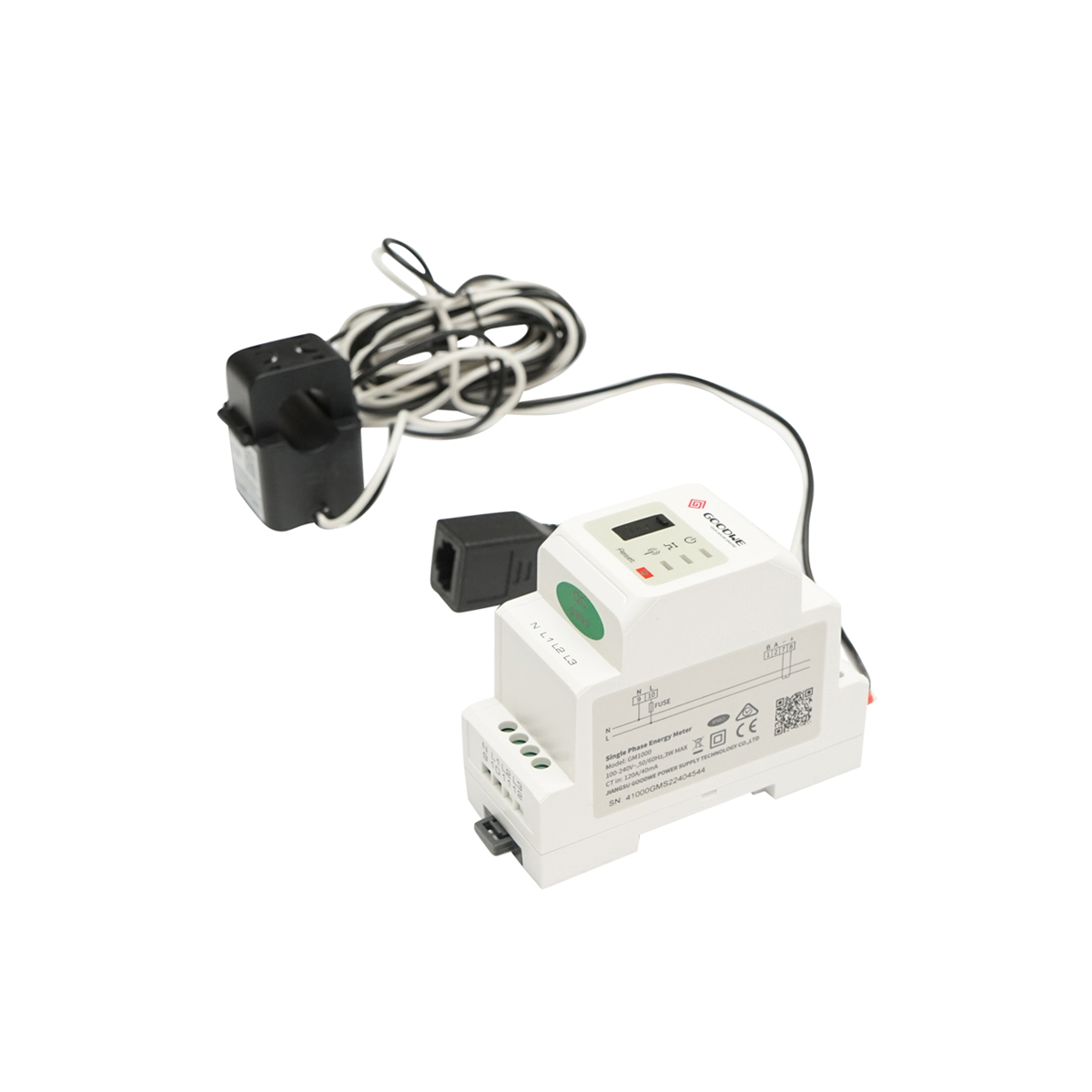 Kit releu putere, Split Core GM1000 200A/5A GOODWE smart meter , monofazic 110-230V, 120A/40mA cu siguranta digitala, transformator  - imagine 3