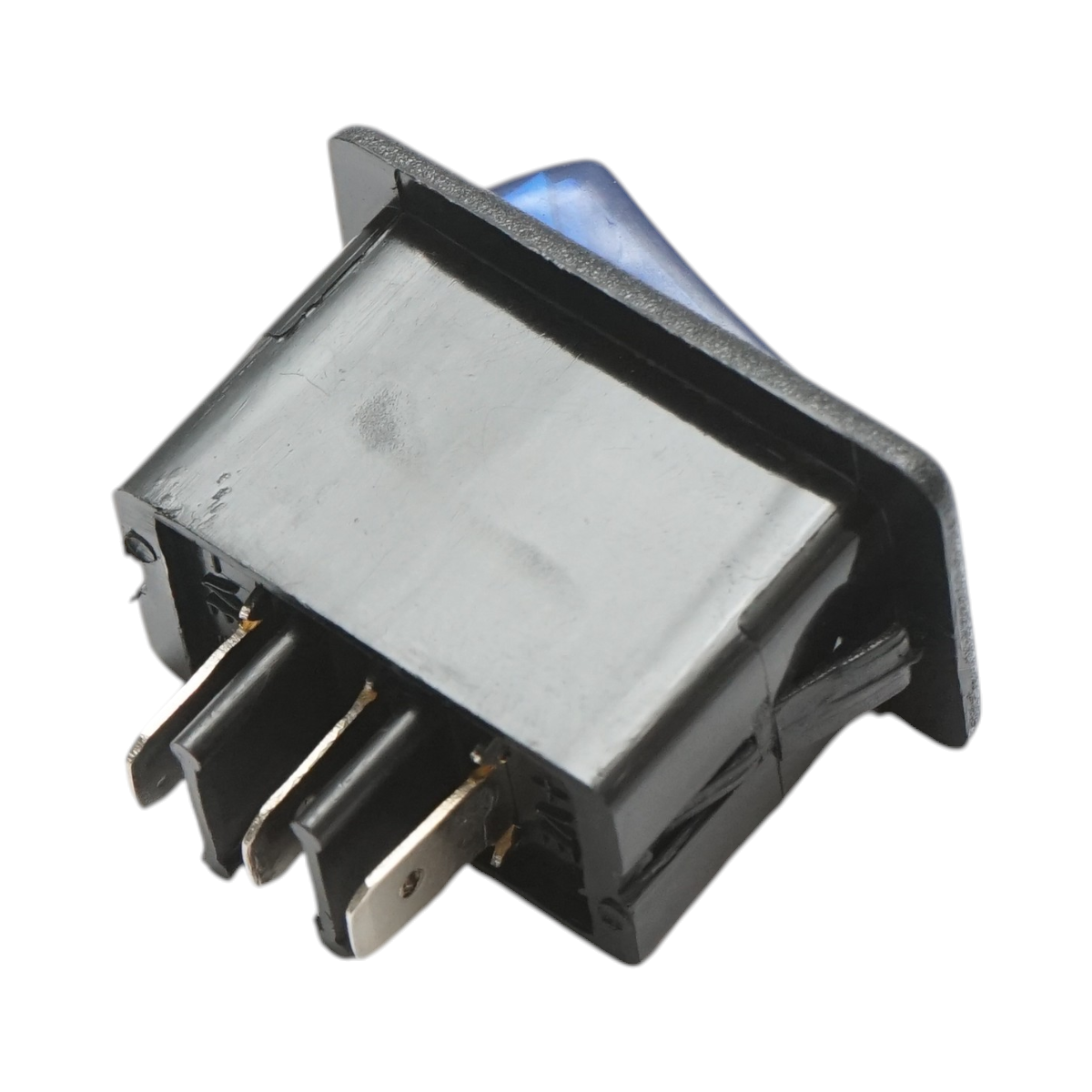 Intrerupator lumini 3 pini albastru universal Breckner Germany - imagine 3