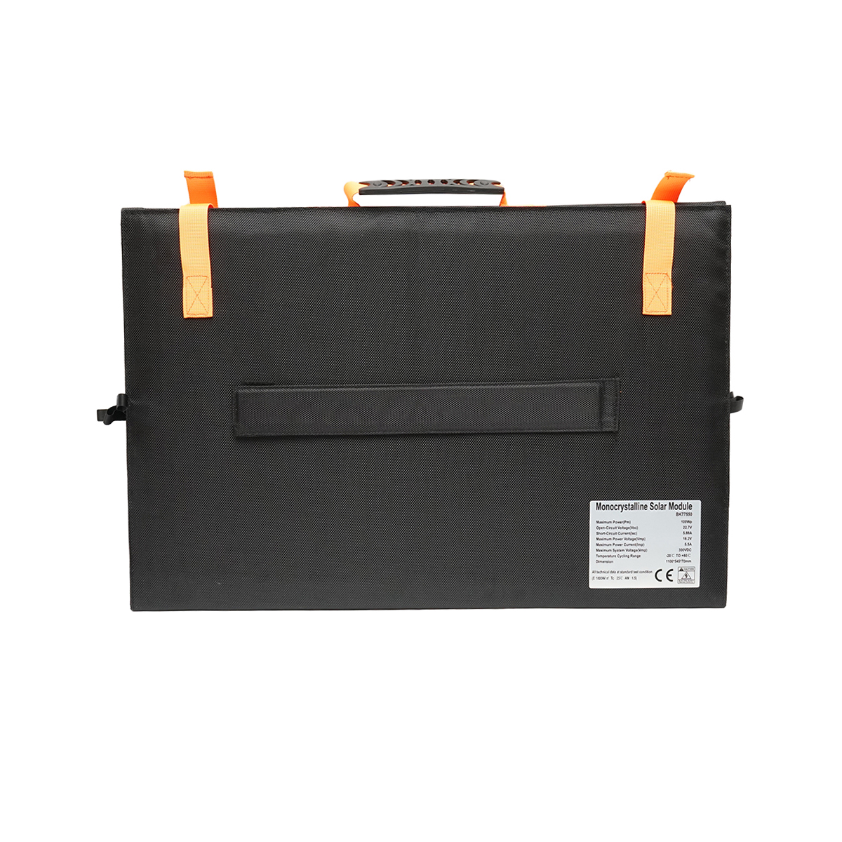 Panou solar 100W fotovoltaic monocristalin, pliabil tip valiza cu regulator de tensiune si USB port Breckner Germany - imagine 4