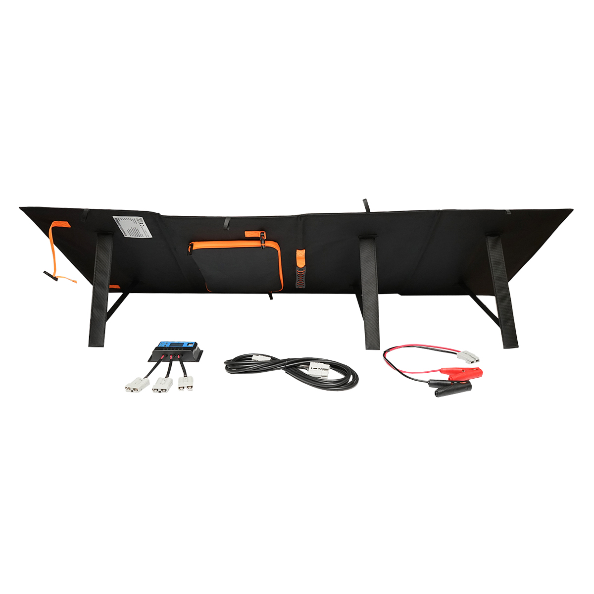 Panou solar 150W fotovoltaic monocristalin, pliabil tip valiza cu regulator de tensiune 12V/20A Breckner Germany - imagine 3