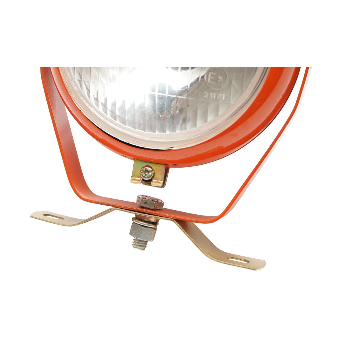 Lampa, proiector de lucru portocalie reglabila cu intrerupator pentru tractor sau utilaje agricole 12V Breckner Germany - imagine 5