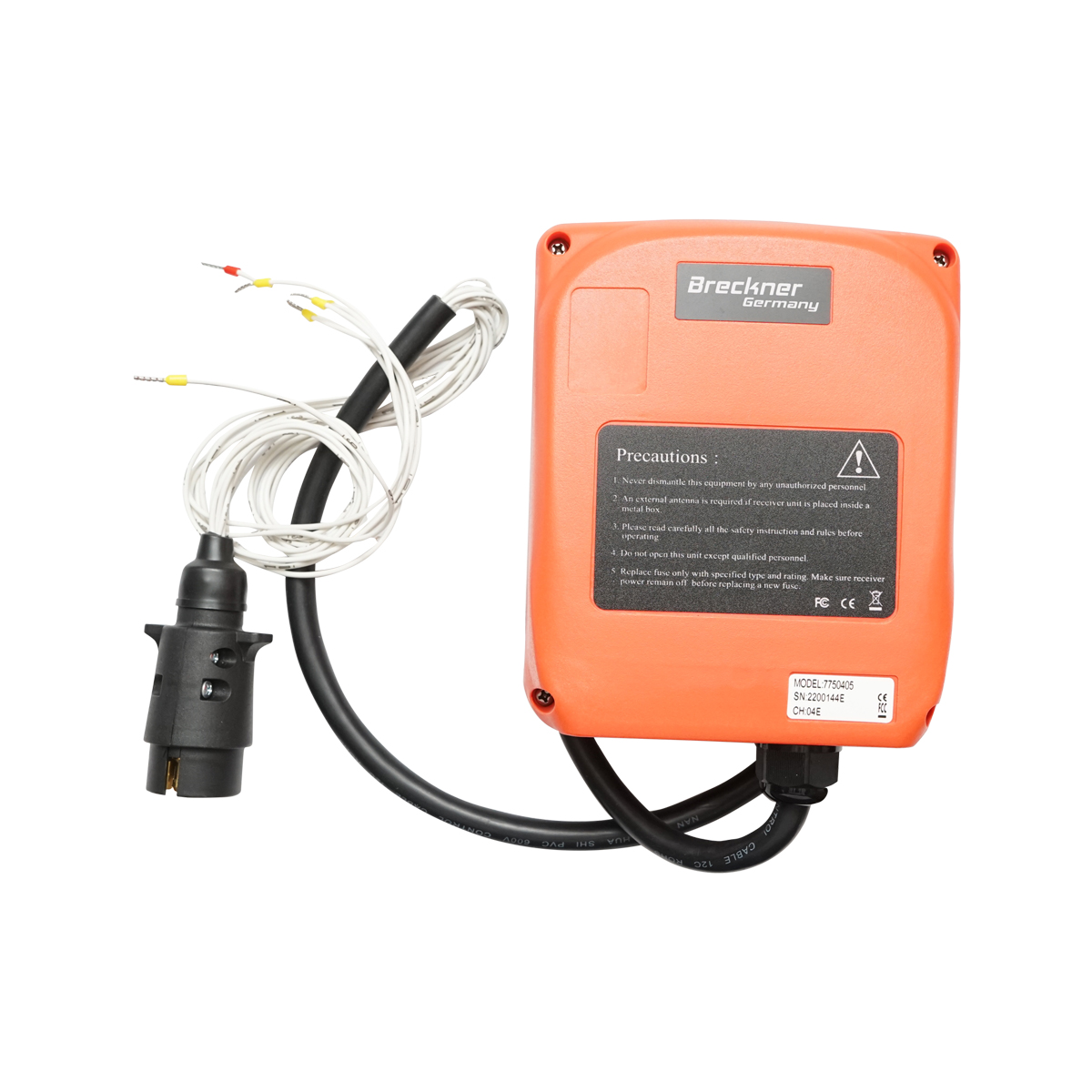 Telecomanda wireless pentru troliu Tractor Forestier 12-24V cu functie de retinere fara motoras pedala Breckner Germany - imagine 4