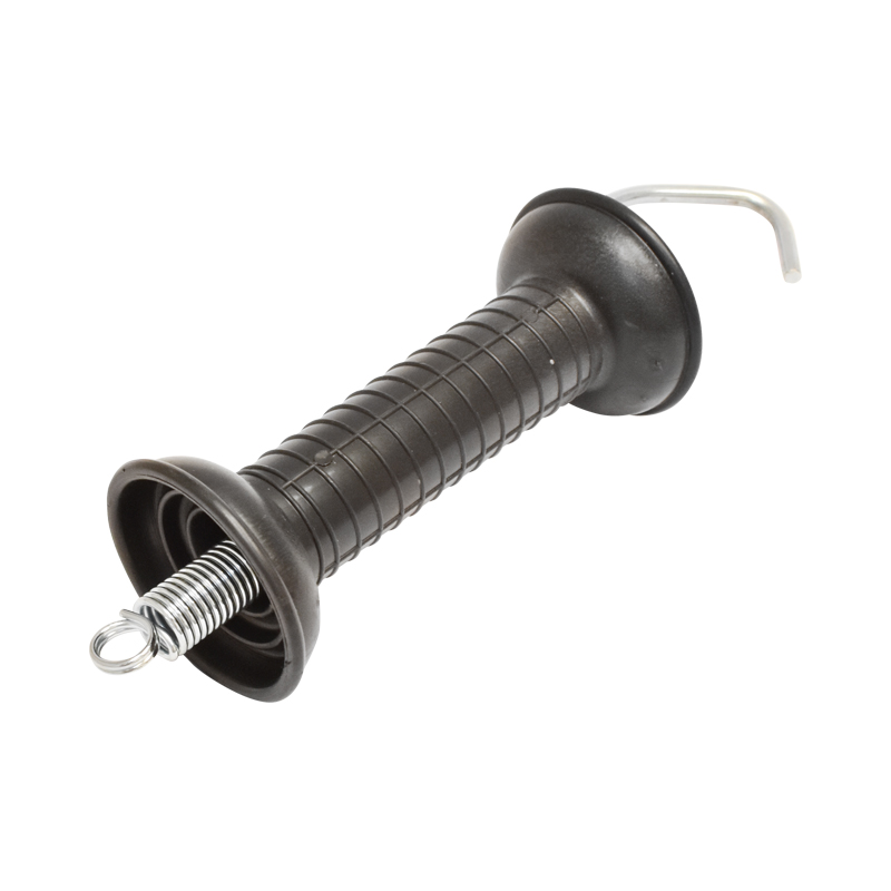 Maner poarta negru Diamond cu carlig gard electric Mezofarm - imagine 3
