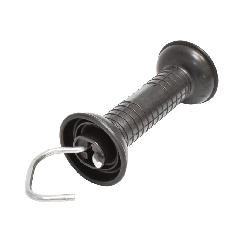 Maner poarta negru Diamond cu carlig gard electric Mezofarm - imagine 2