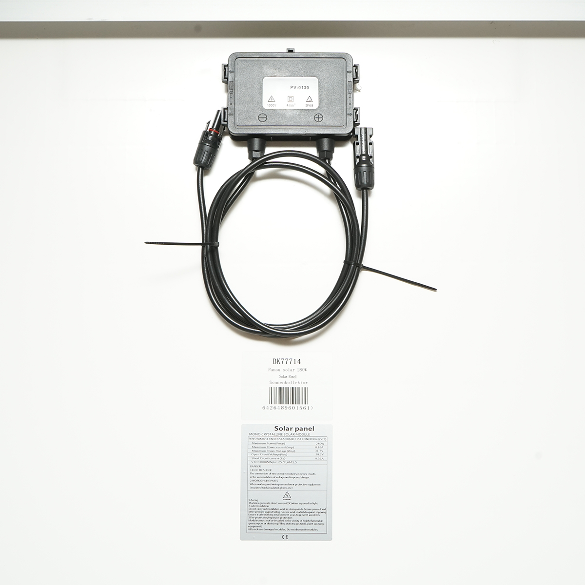 Panou solar 280W Breckner Germany fotovoltaic monocristalin 1560x880x35mm - imagine 5