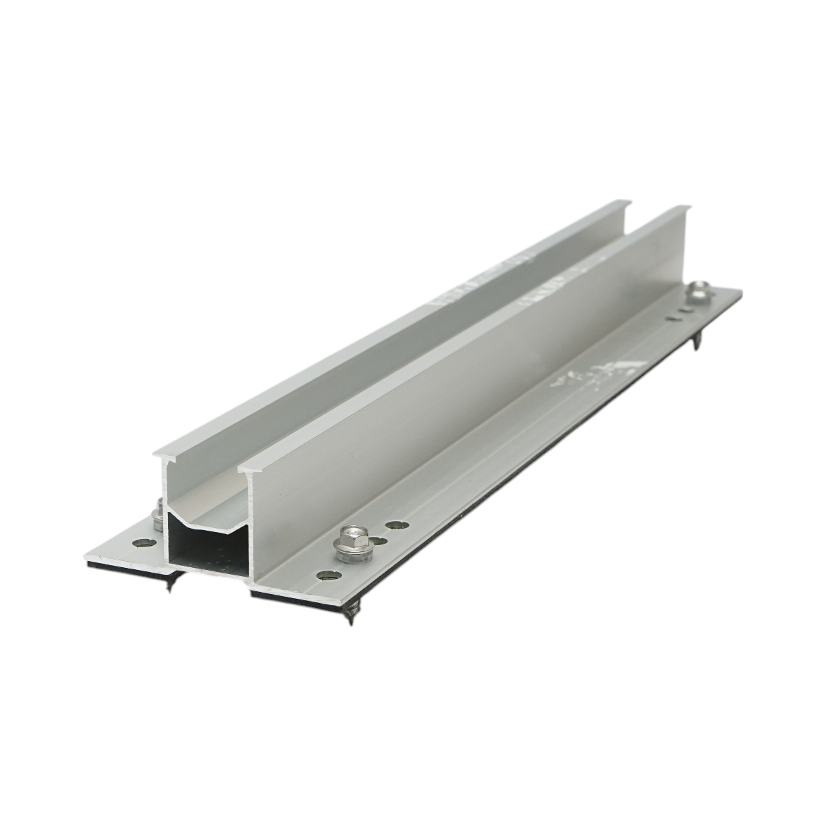 Suport prindere 385x35mm profil H cu suruburi si garnitura EPDM pentru prinderi sistem fotovoltaic panouri solare sistem B 24 mm