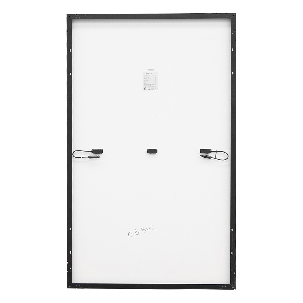 Panou solar XL Breckner Germany 380W fotovoltaic, monocristalin, cadru negru 1755x1040x35mm - imagine 3