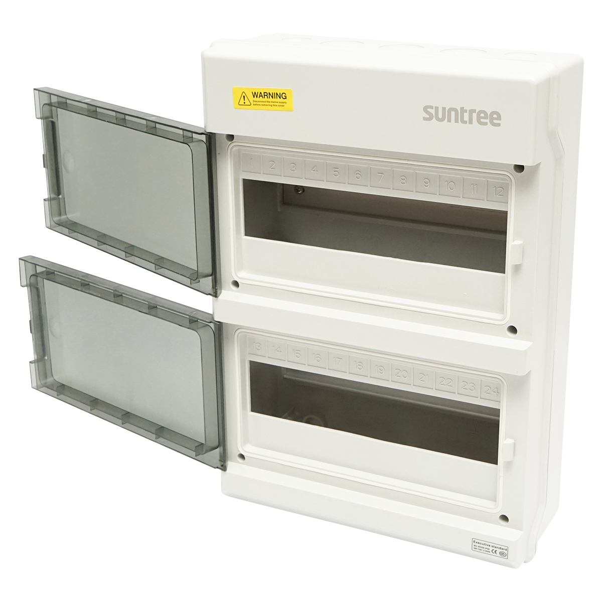 Tablou sigurante aplicat 2 randuri, 24 module IP66 Suntree - imagine 4