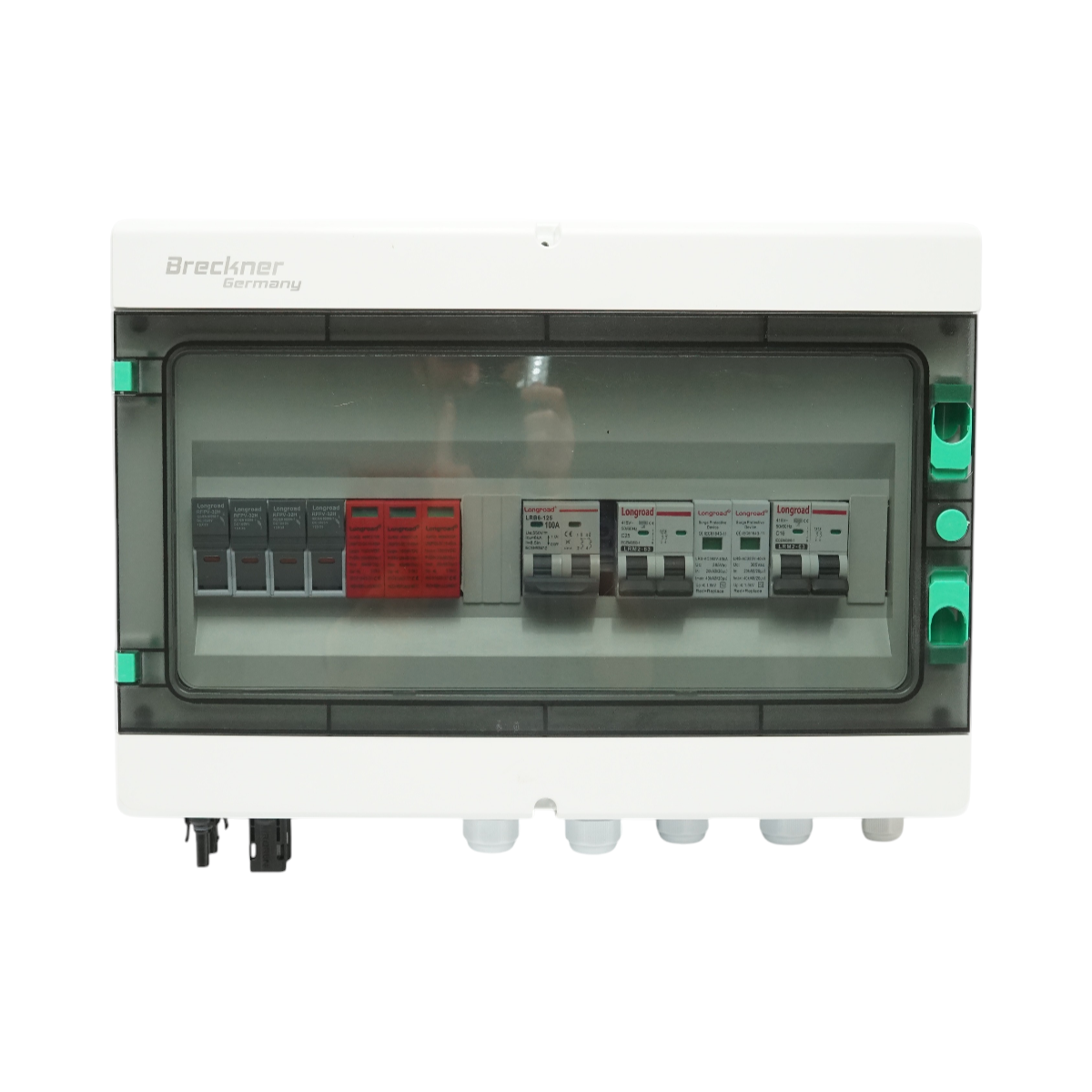 Tablou sigurante echipat DC/AC 3KW-5KW cu protectie baterii 100Ah pentru invertoare ON/OFF Grid prosumator Breckner Germany - imagine 2