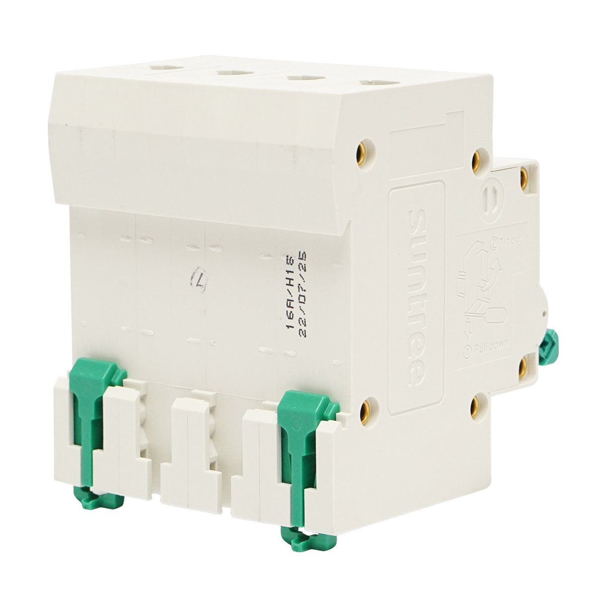 Siguranta automata tip intrerupator 4P, 16A 400VAC Suntree - imagine 3