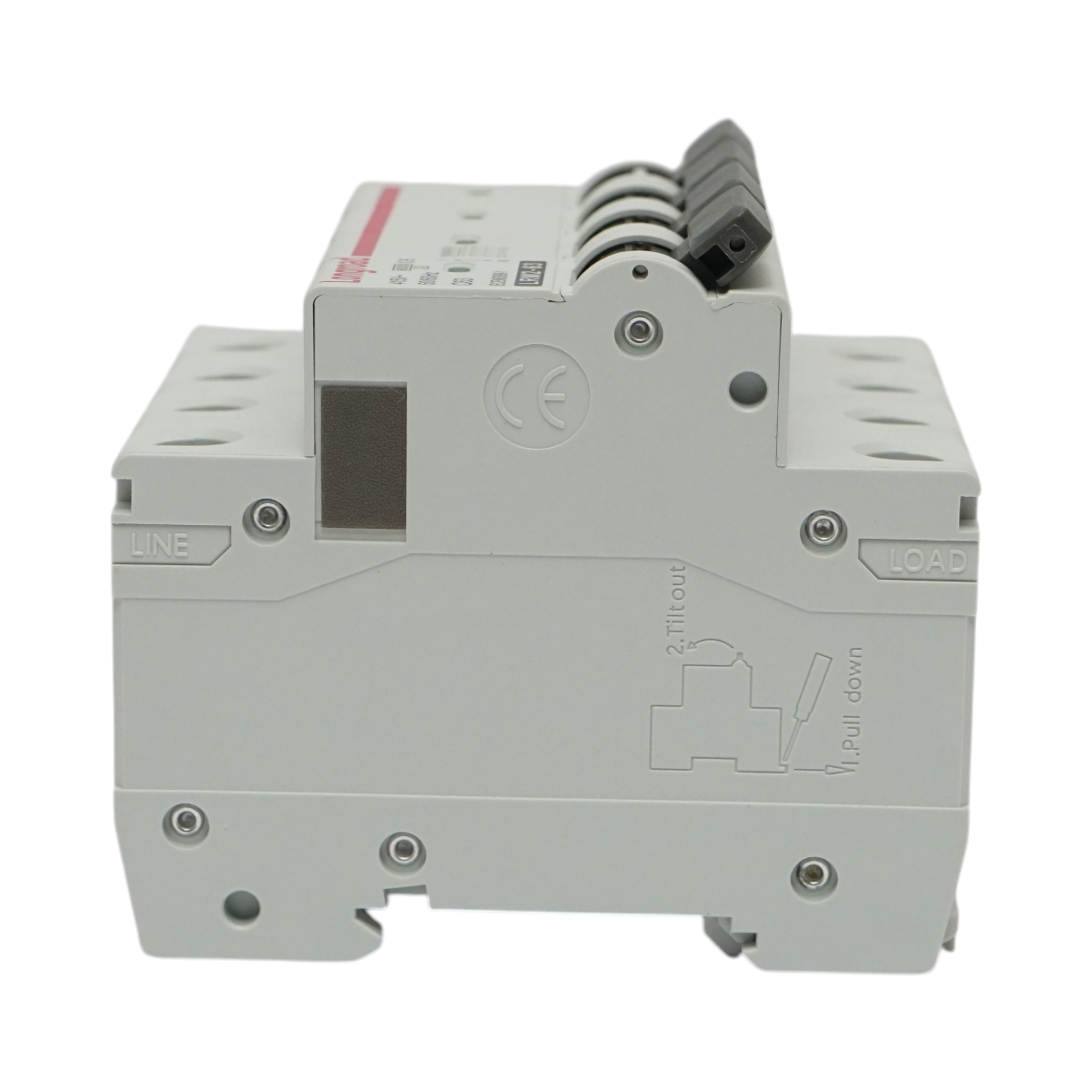 Siguranta automata intrerupator MCB 4P 63A 415VAC Longroad - imagine 3