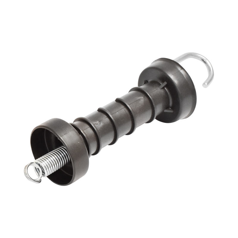 Maner poarta negru cu carlig si arc gard electric Mezofarm - imagine 2