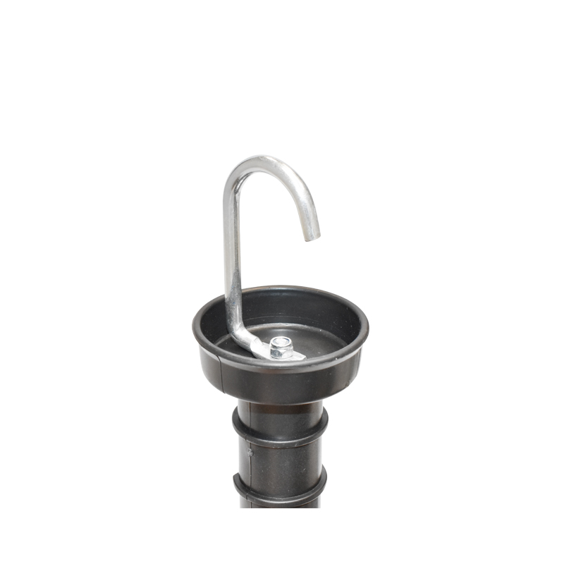 Maner poarta negru cu carlig si arc gard electric Mezofarm - imagine 5