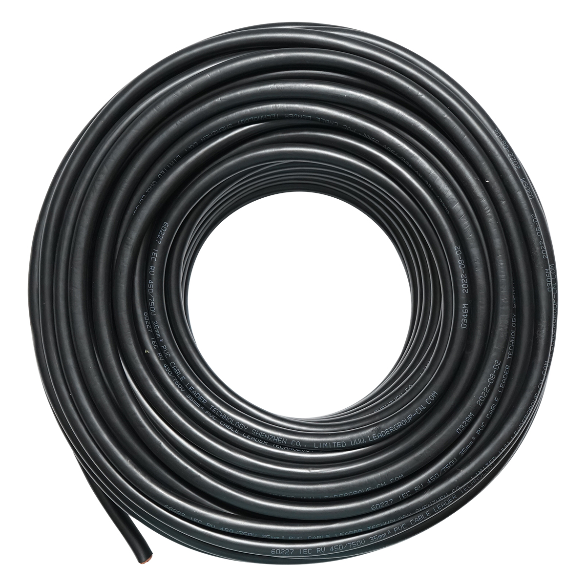 Cablu forta 1x35mm cupru litat pentru baterie, sudura RV-K 450/750V rola 50m Breckner Germany - imagine 2