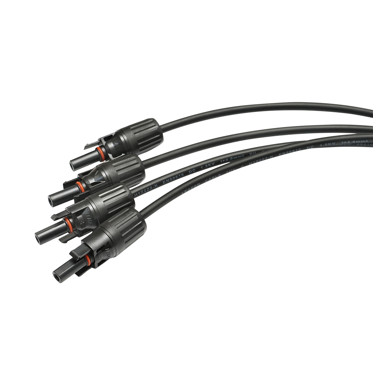 Conector Y cu cablu, MC4 4 in 1 paralel IP67 Breckner Germany - imagine 3