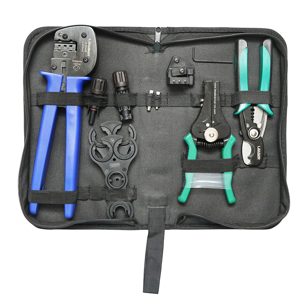 Set 5 scule sertizare cabluri elctrice si conectori MC4 panouri fotovoltaice