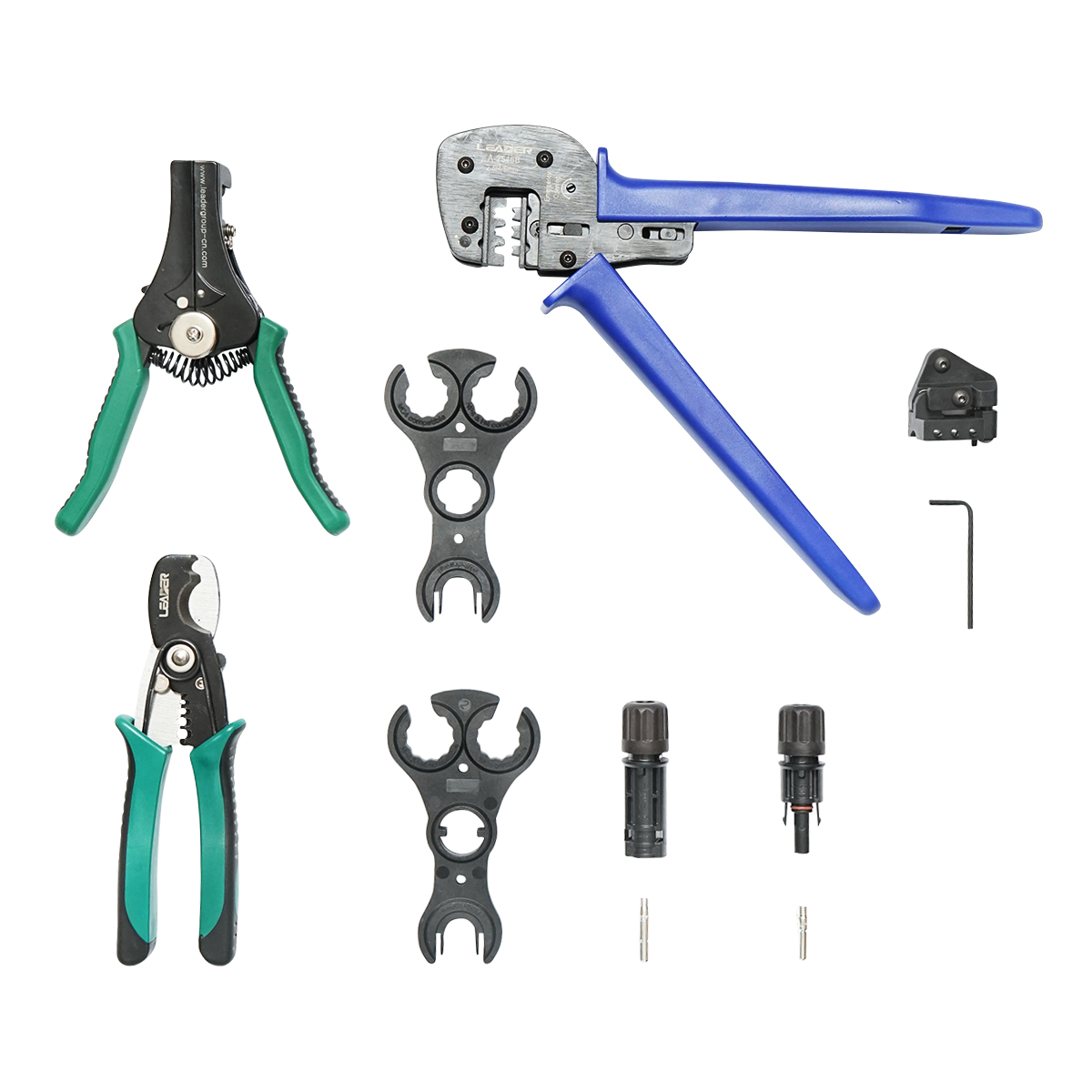 Set 5 scule sertizare cabluri elctrice si conectori MC4 panouri fotovoltaice - imagine 3