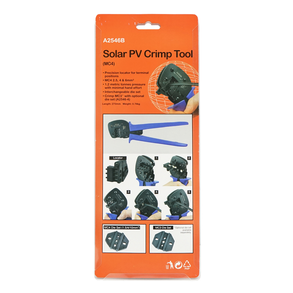 Cleste sertizare conectori MC4 Leader - imagine 3