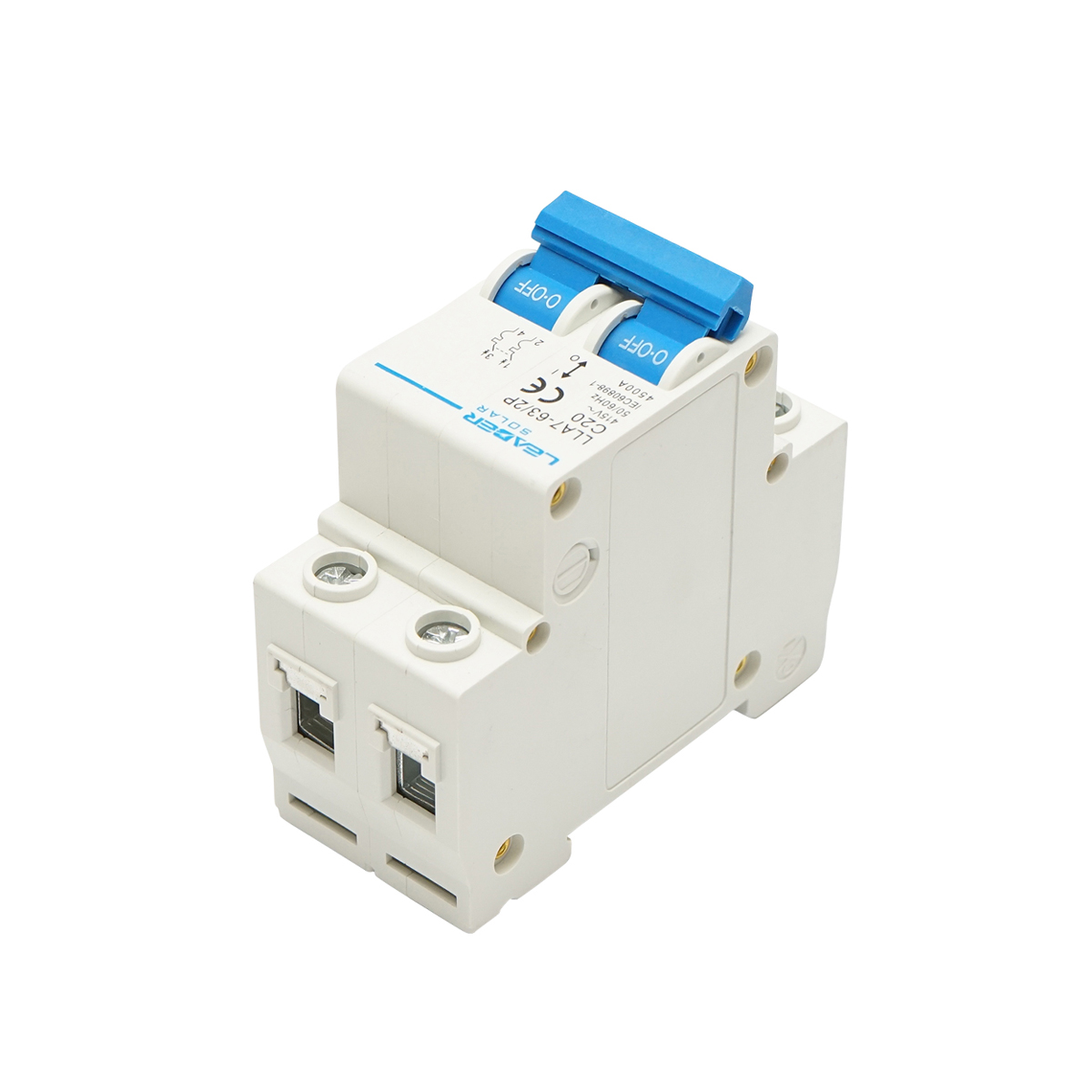 Siguranta automata tip intrerupator 2P-20A-415VAC Leader - imagine 4