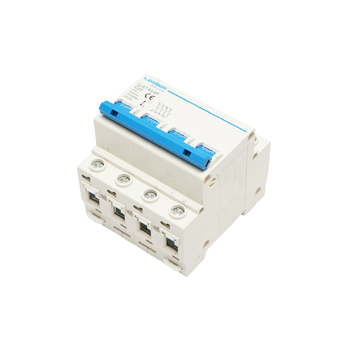 Siguranta automata tip intrerupator 4P-20A-415VAC Leader - imagine 4