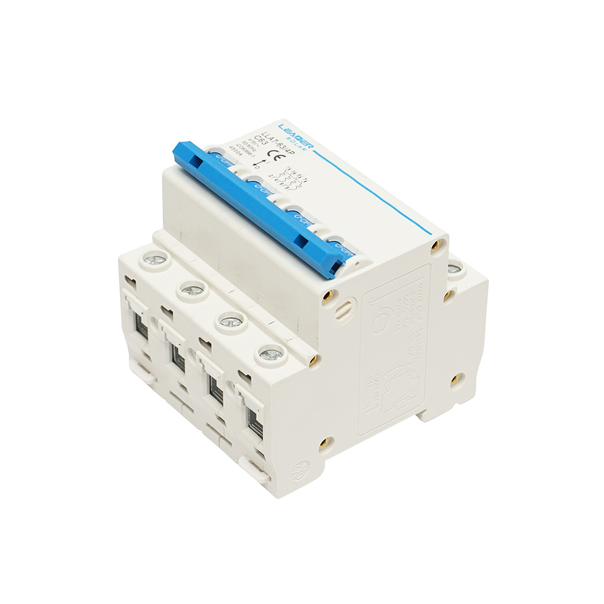Siguranta automata tip intrerupator 4P-63A-415VAC Leader - imagine 4