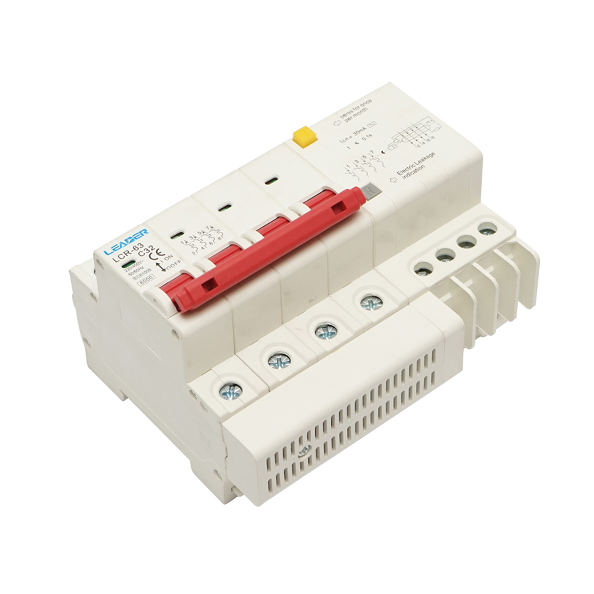 Siguranta diferentiala 4P, 32A, 30mA Leader - imagine 3