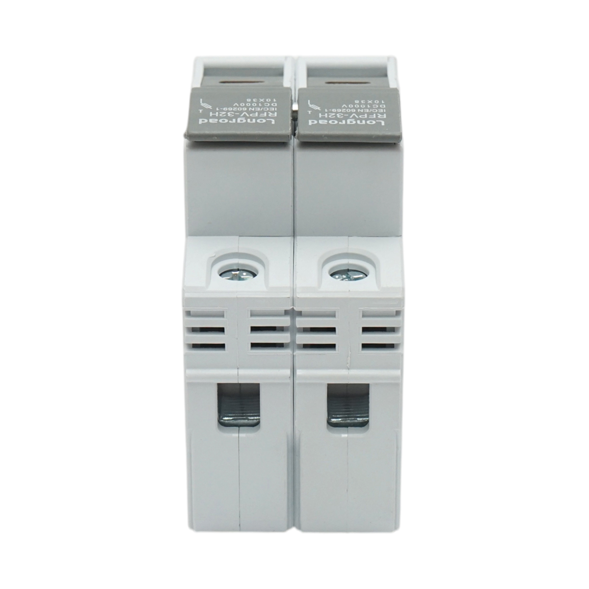 Suport soclu siguranta fuzibila DC fotovoltaic gPV 2P, 1000V, 32A 10x38 RFPV-32H Longroad - imagine 5