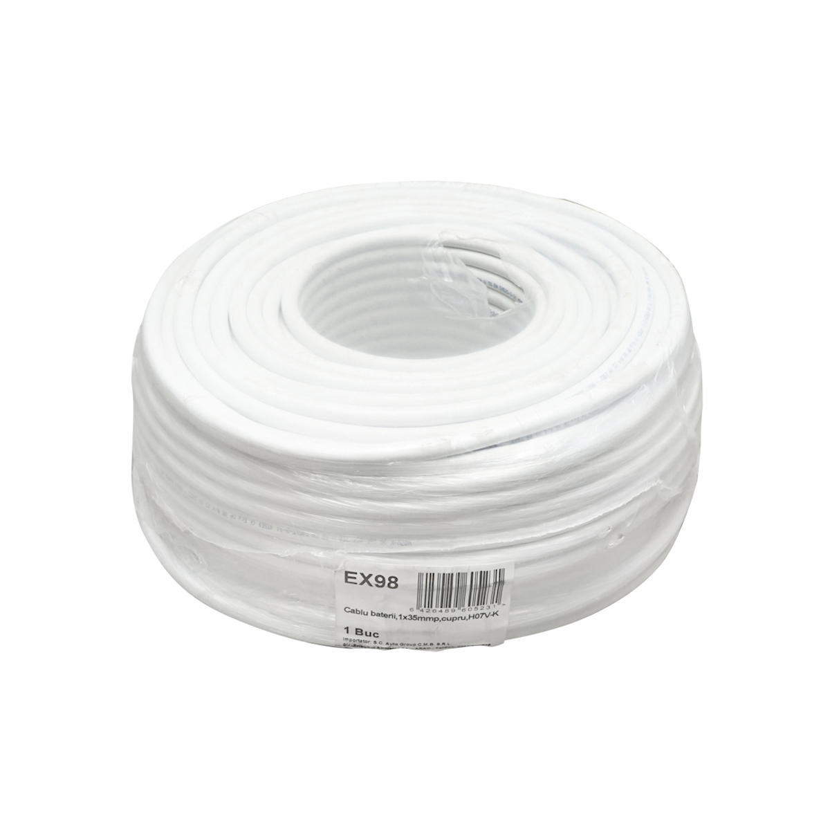 Cablu electric 35mm² H07V-K (MYF), 450/750V, cupru flexibil cu izolatie PVC 100m/rola - imagine 3