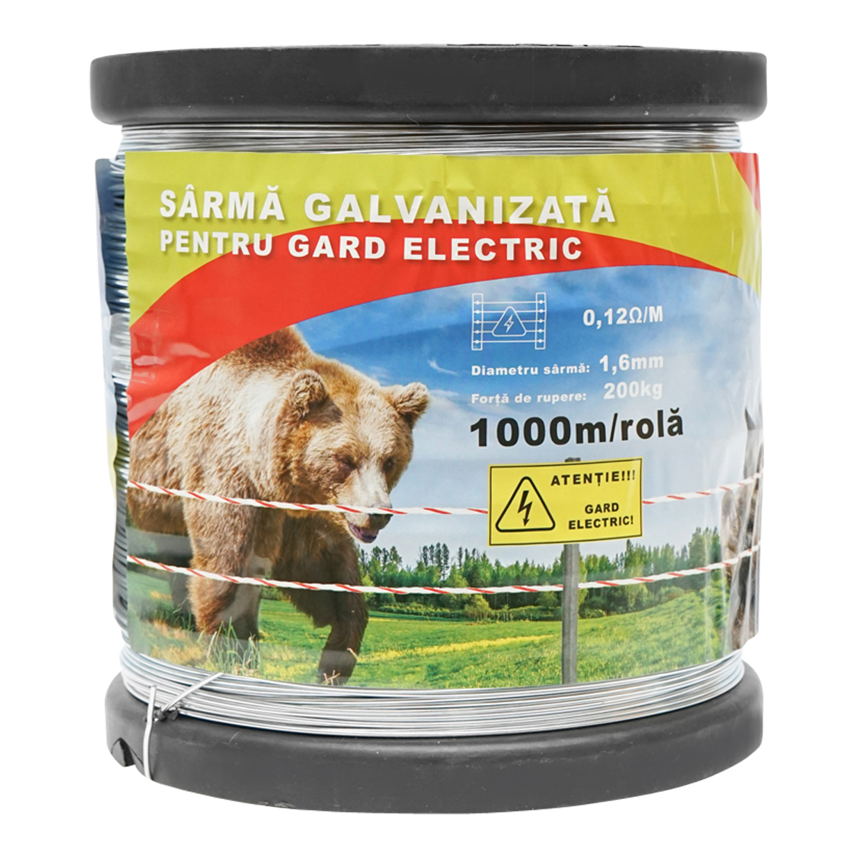 Sarma galvanizata pentru gard electric 1,6mm x 1000m Breckner Germany - imagine 2