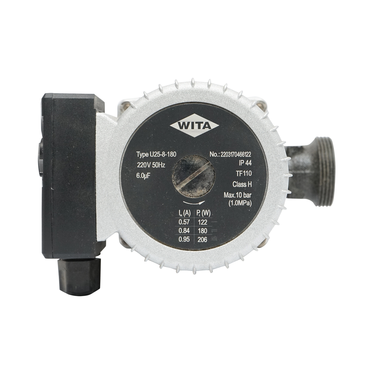 Pompa recirculare apa WITA U25-8-180 pentru pompa de caldura - imagine 2