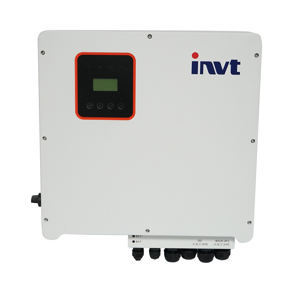 Invertor hibrid 10KW INVT BD10KTR-RH3 trifazic pentru sistem fotovoltaic 400V 2xMPPT, prosumator ON/OFF-GRID