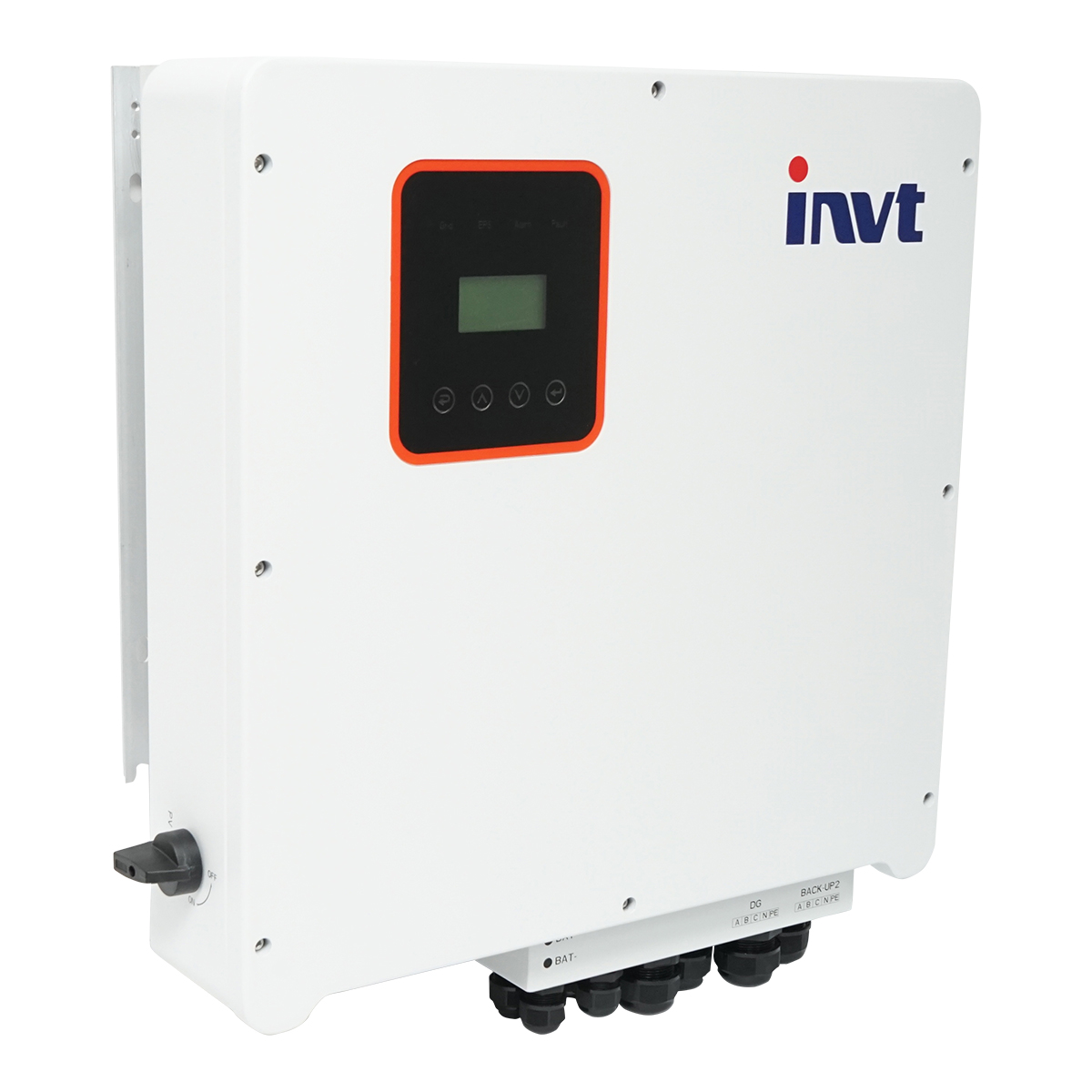 Invertor hibrid 10KW INVT BD10KTR-RH3 trifazic pentru sistem fotovoltaic 400V 2xMPPT, prosumator ON/OFF-GRID - imagine 2