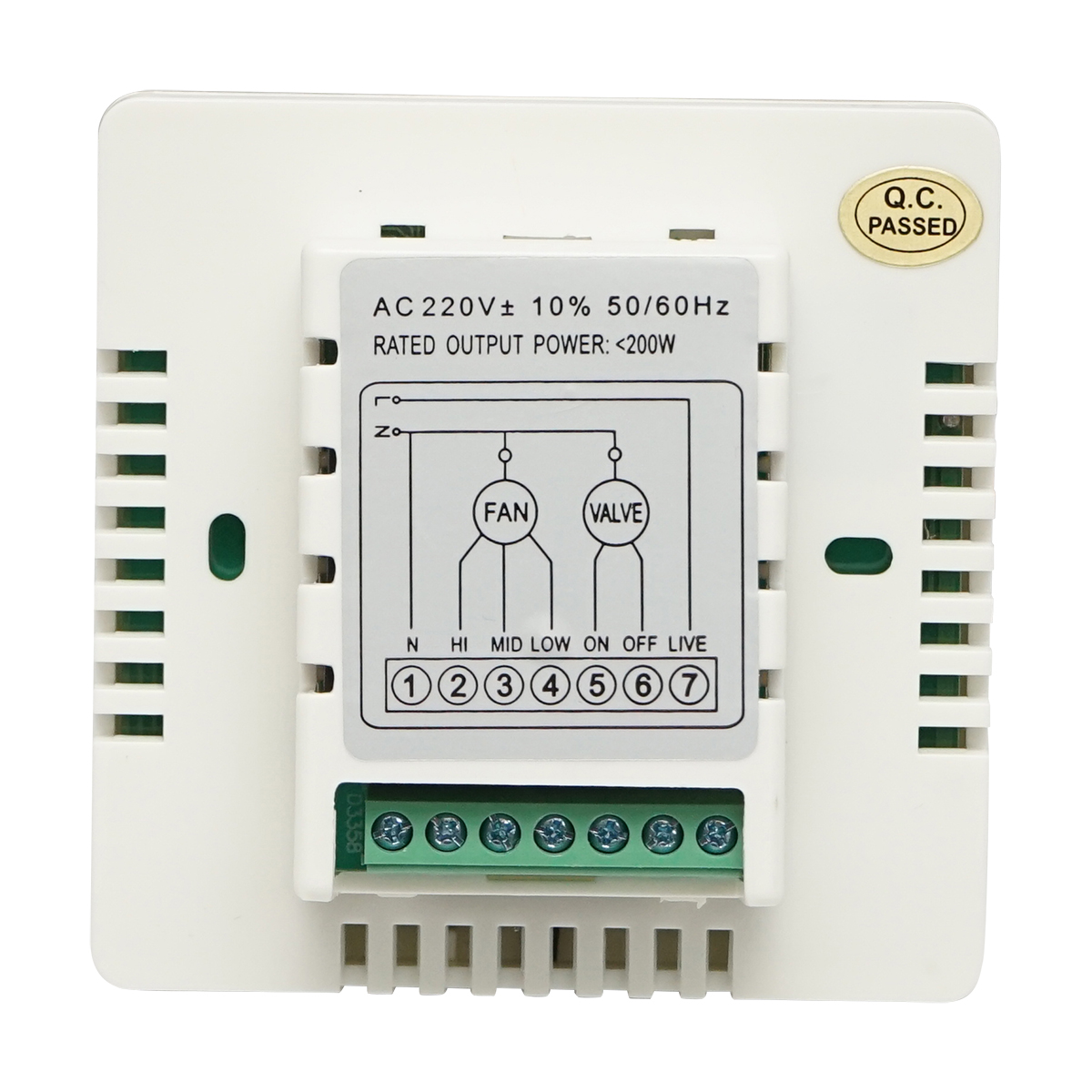 Termostat cu fir pentru ventiloconvector - imagine 3