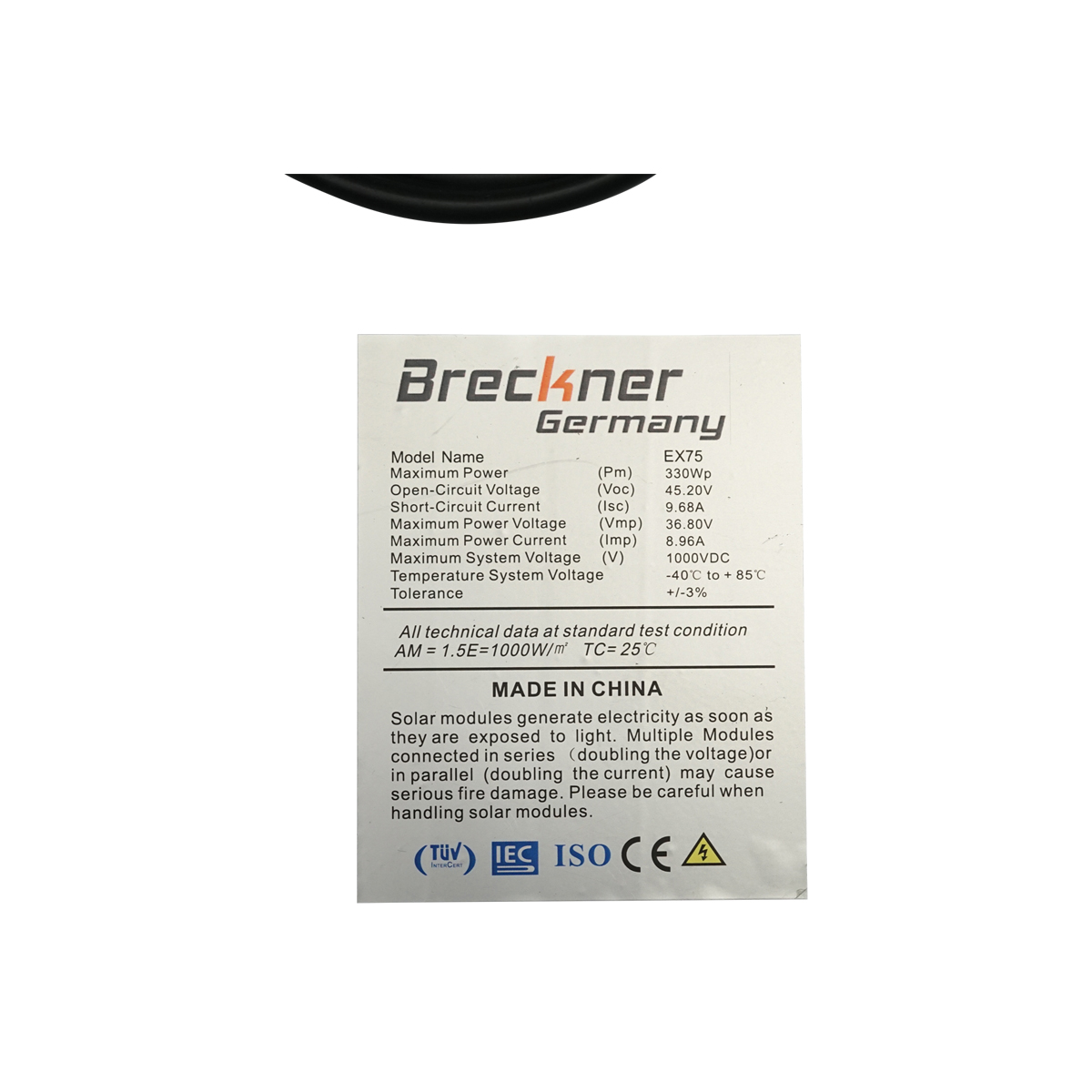 Panou solar 330w fotovoltaic, polycristain 1950x992x35mm - imagine 4