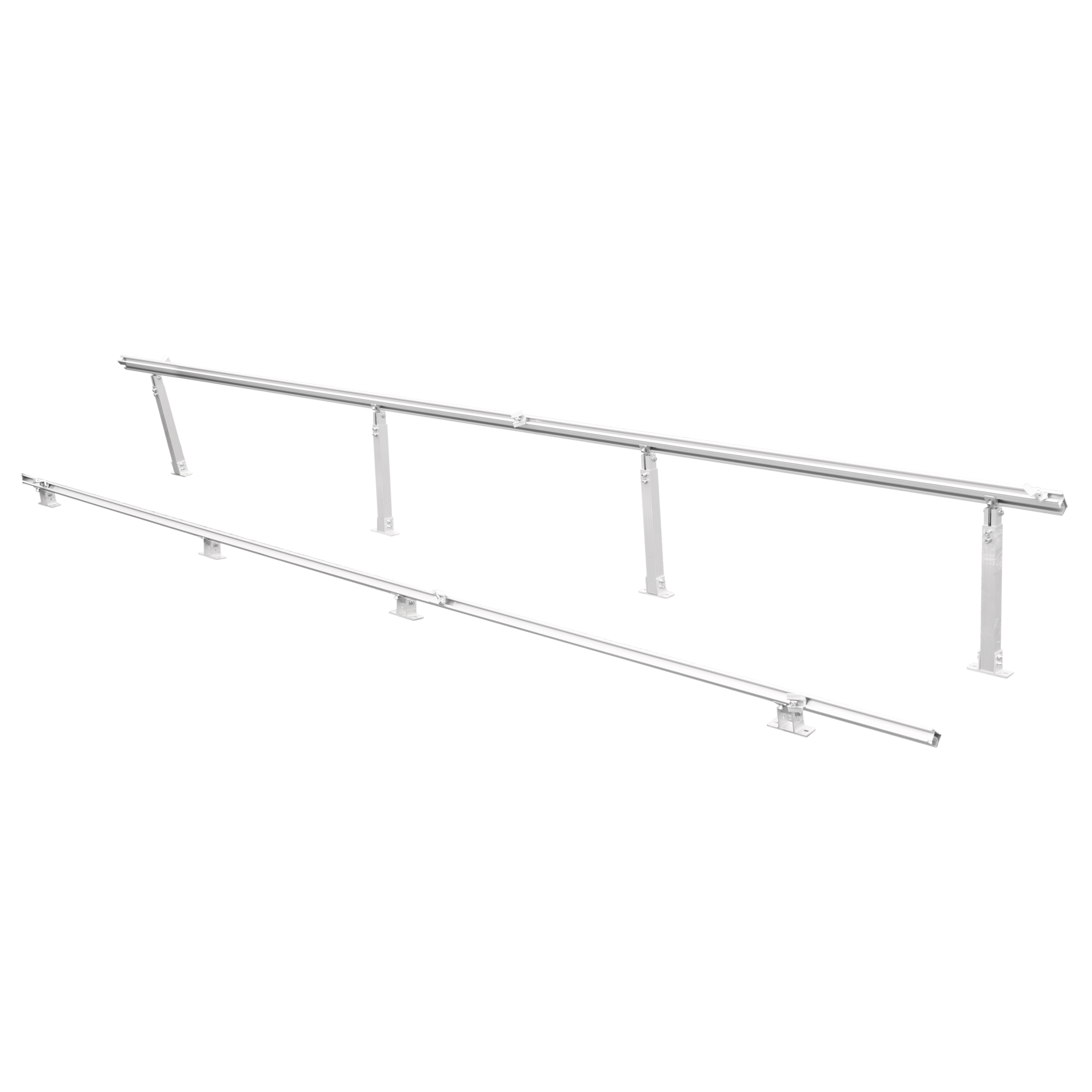 Sistem complet montare, structura acoperis pentru 4 panouri solare fotovoltaice cu unghi reglabil 15-30 grade Breckner Germany - imagine 7