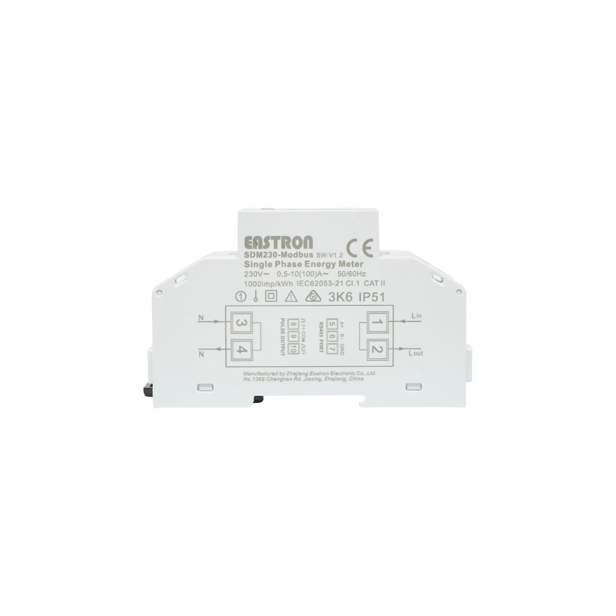 Smart Meter monofazic 220V Growatt SDM230 - imagine 3