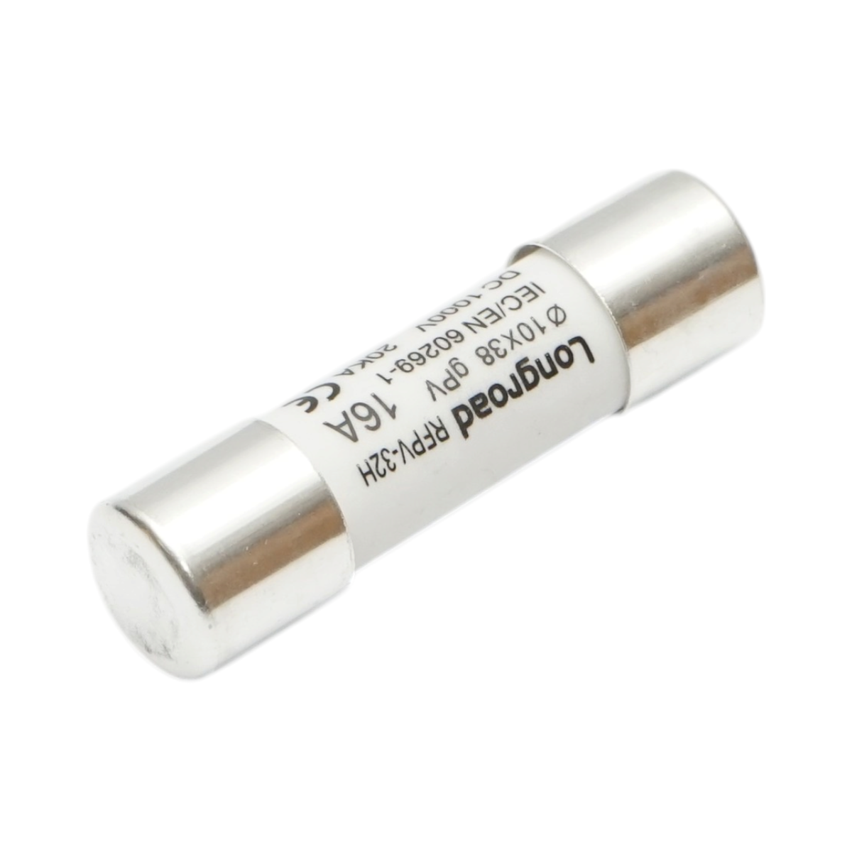 Siguranta fuzibila 10x38mm cilindrica gPV 16A, 1000V DC pentru sisteme fotovoltaice RFPV-32H Longroad - imagine 2