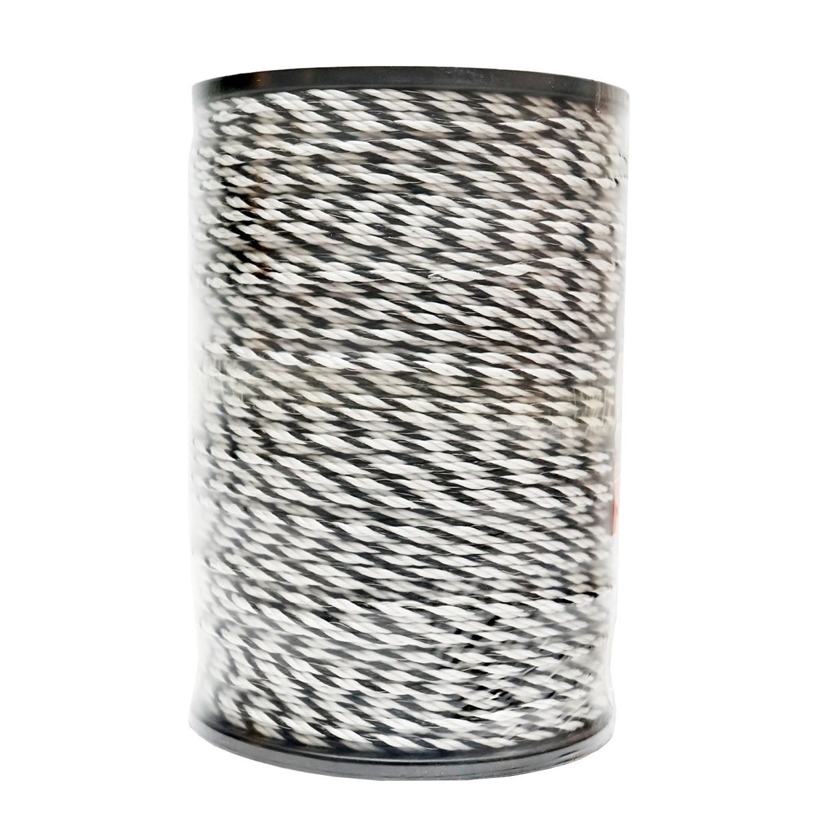 Rola fir alb-negru fi 4mm insertie metalica 3x0.2mm SS, rezistenta 9 Ohm/m, 500m gard electric Thor - imagine 4