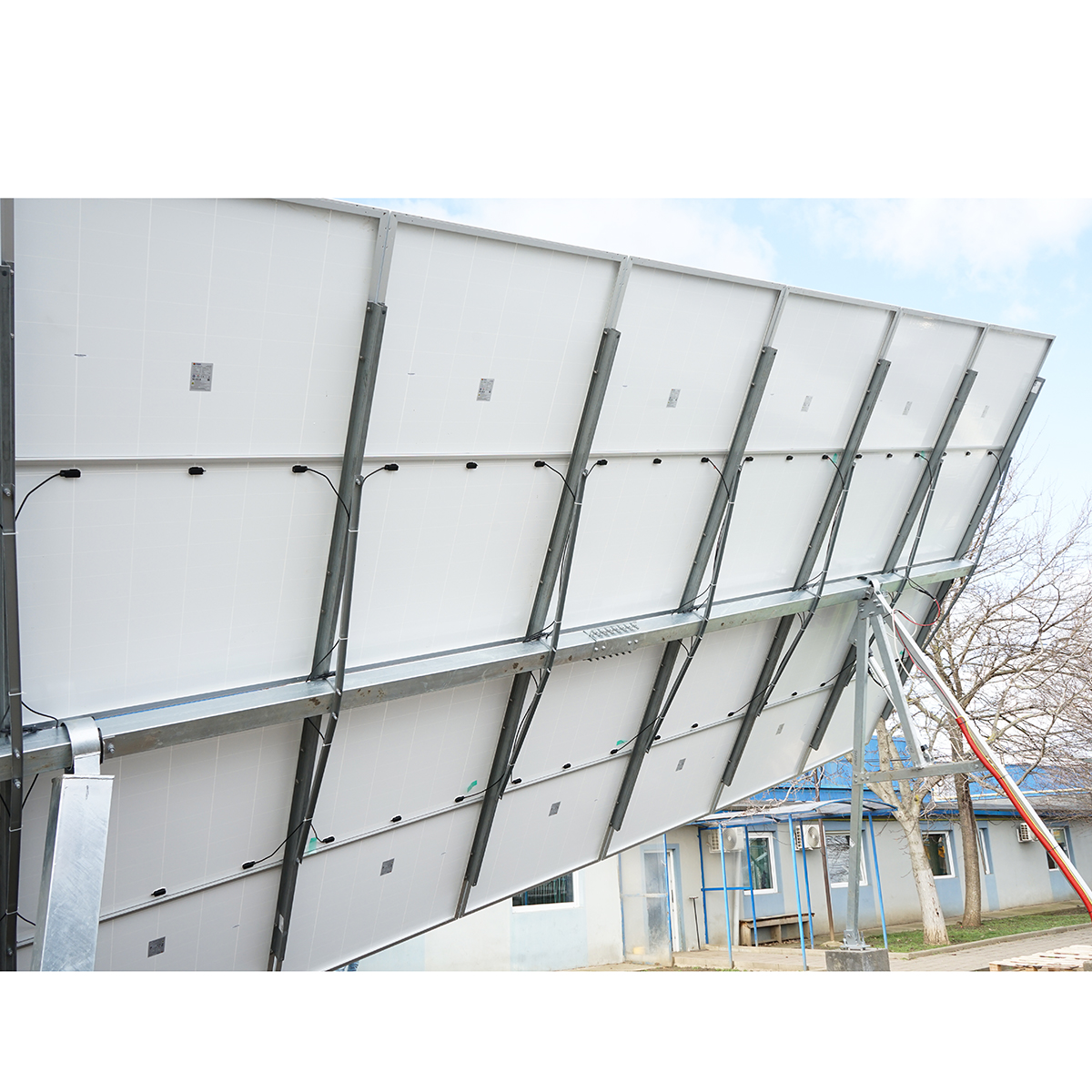 Sistem complet montare, structura tracker solar automat 9 KW, est-vest 16 panouri de 570W Breckner Germany - imagine 7