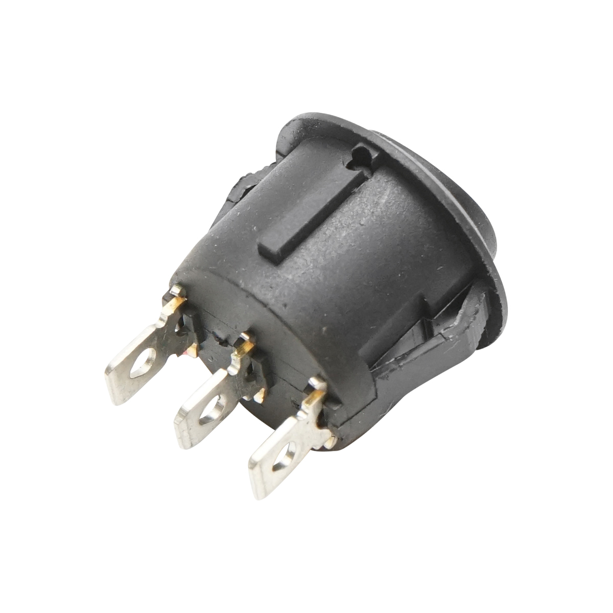 Intrerupator universal rotund 3 pini fi 20mm cu punct mort ON-OFF-ON I-O-II 6A 250VAC/10A 125VAC - imagine 3