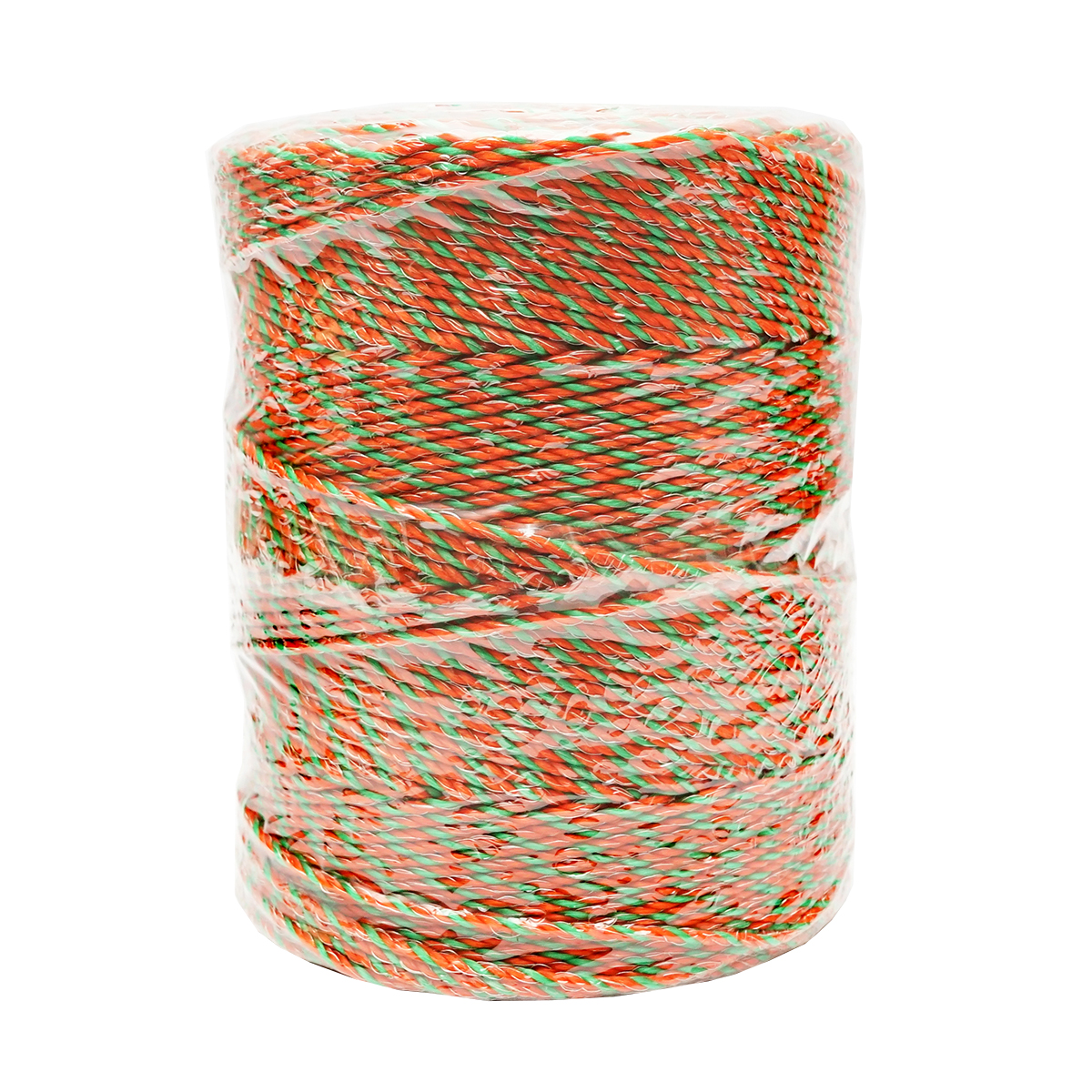 Rola fir portocaliu-verde fi 3mm insertie metalica 3x0.2mm SS+2x0.25mm, rezistenta 0.2 Ohm/m, 500m gard electric Thor - imagine 4